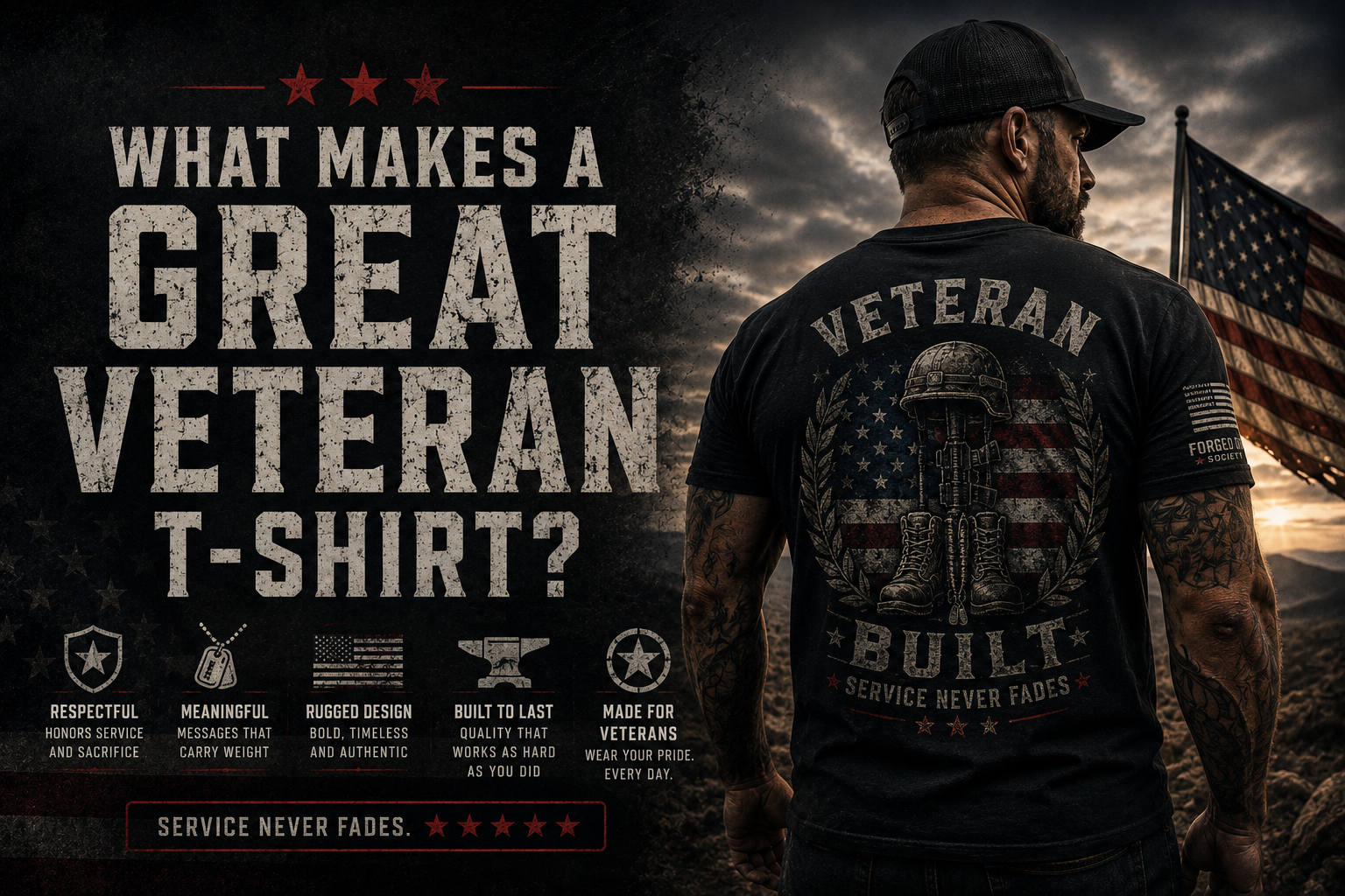 What Makes a Great Veteran T-Shirt? | Forged Flag Society