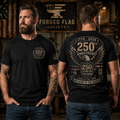 250th anniversary design with back and front print.