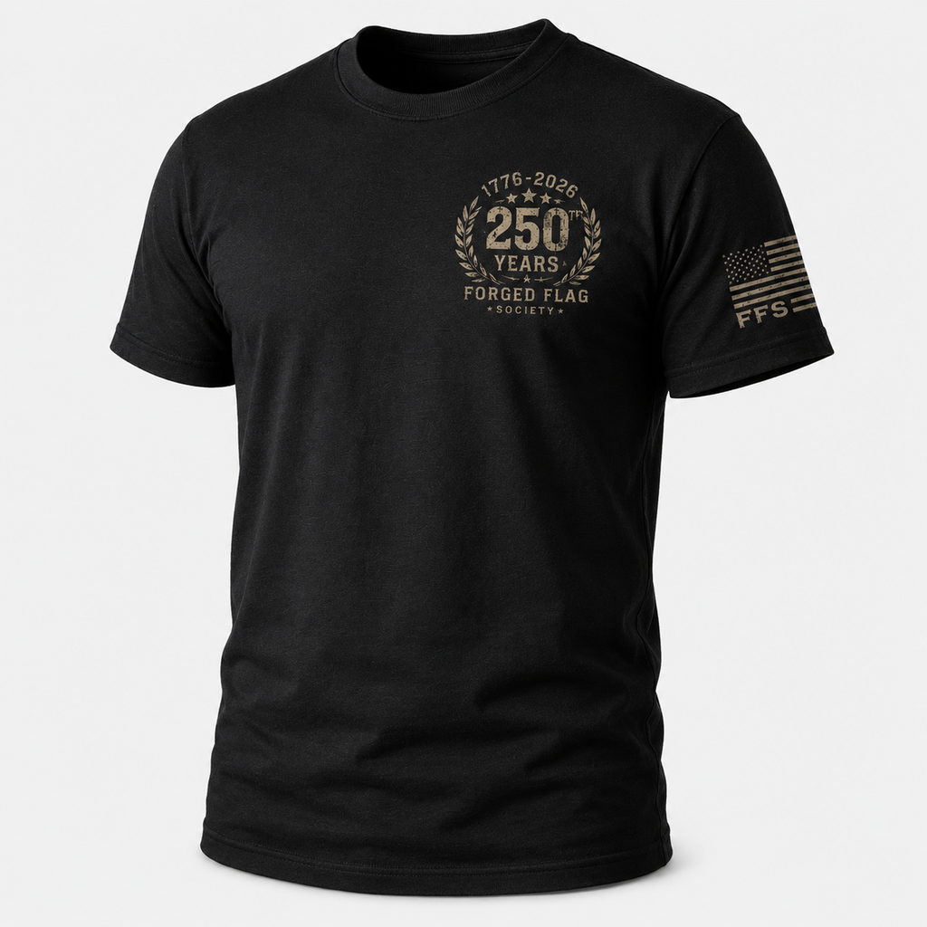 250th Anniversary of Freedom Forged Flag Tee