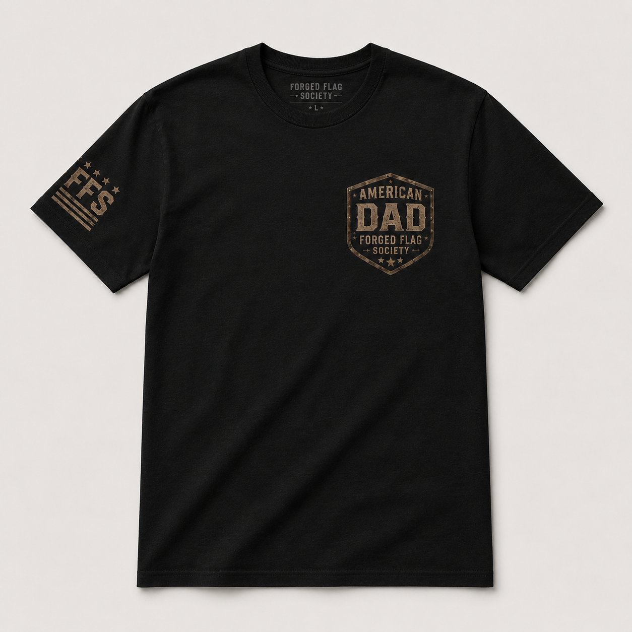 American Dad Forged Flag Tee