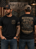 Backwoods Built Forged Flag Tee