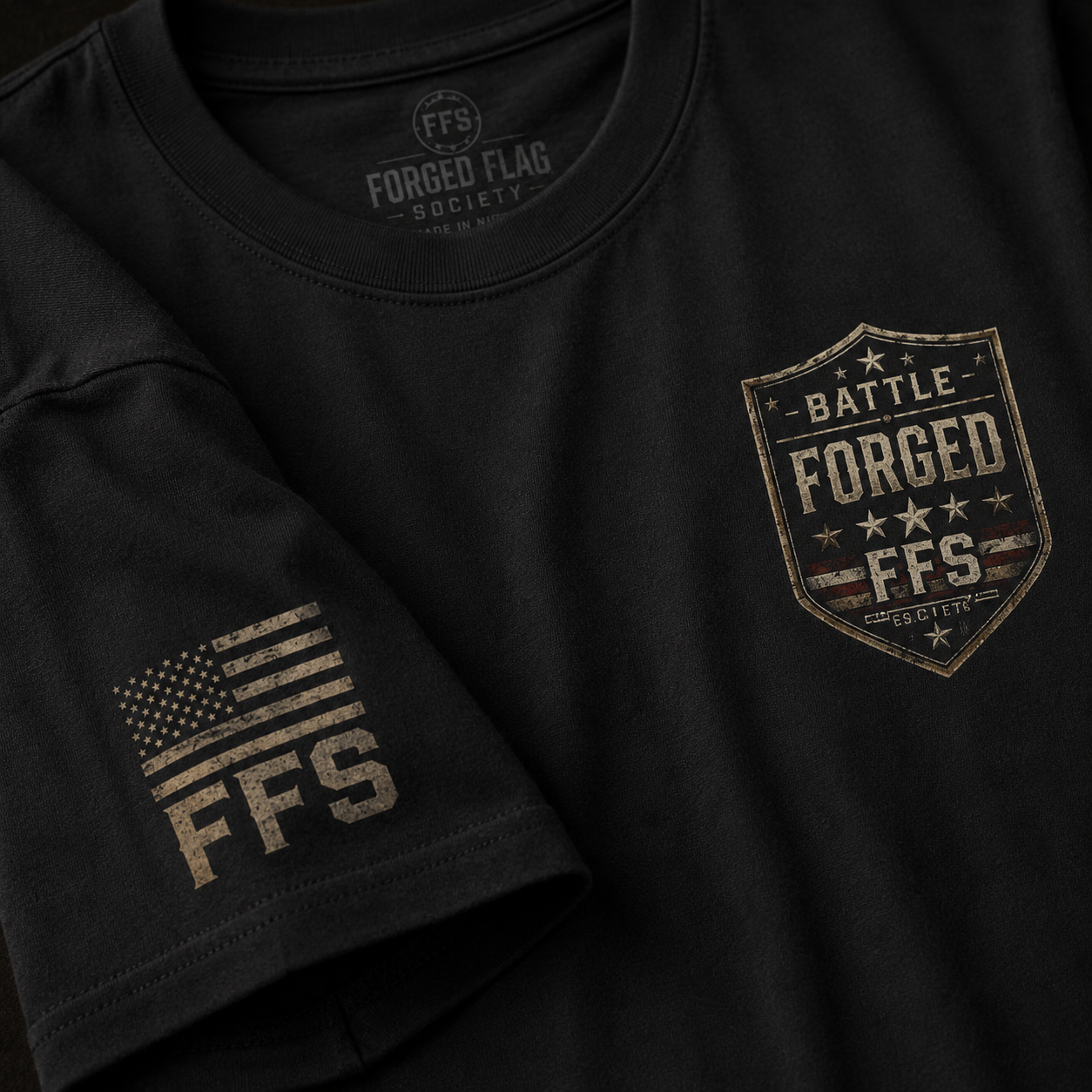 Battle Forged Flag Tee