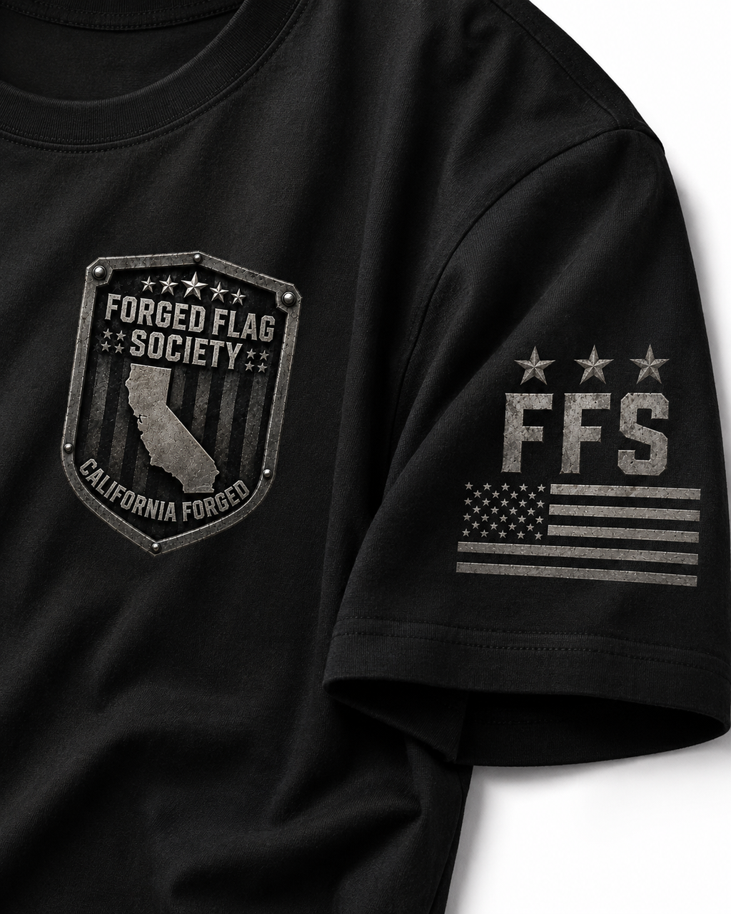 California Forged Flag Tee