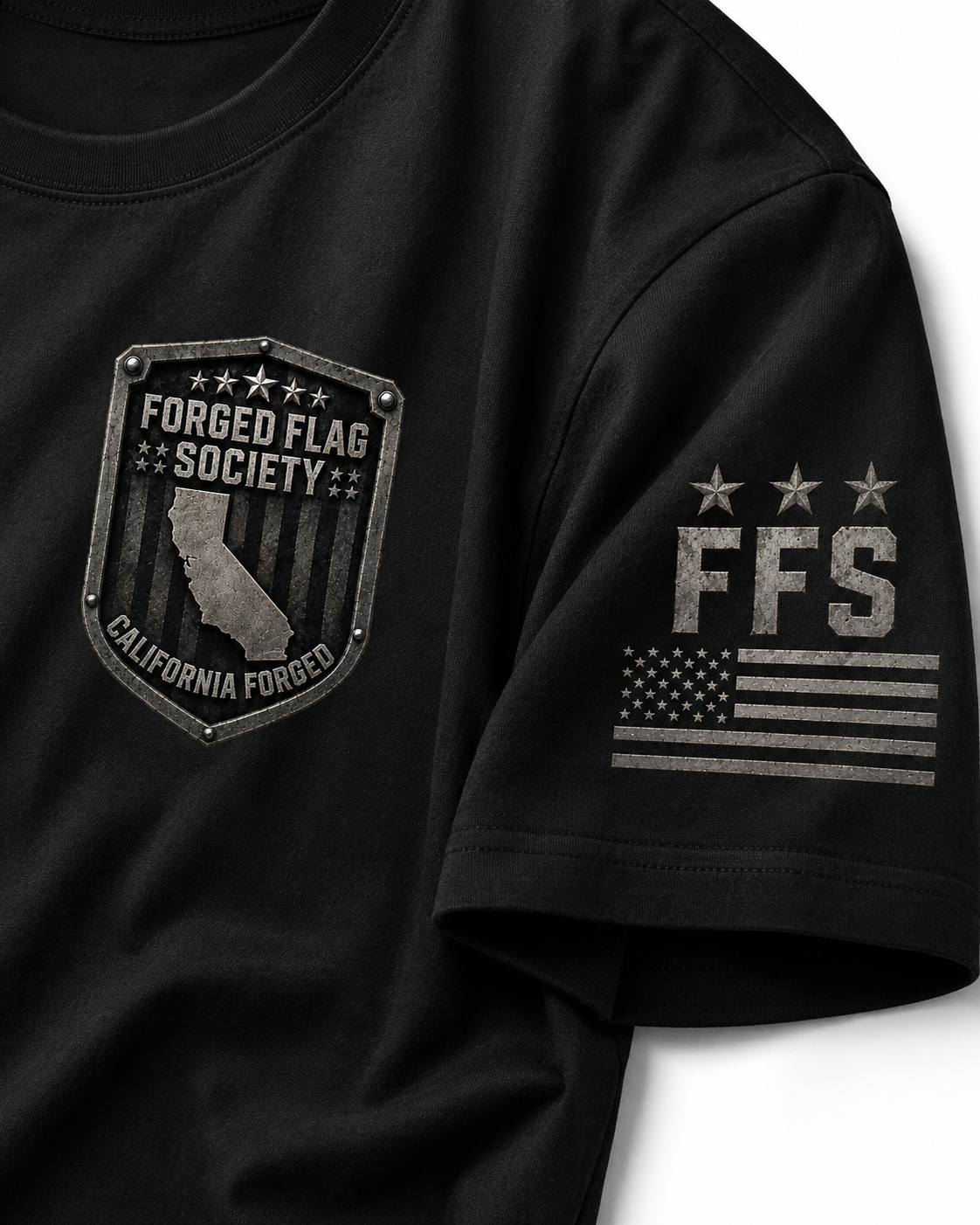 California Forged Flag Tee