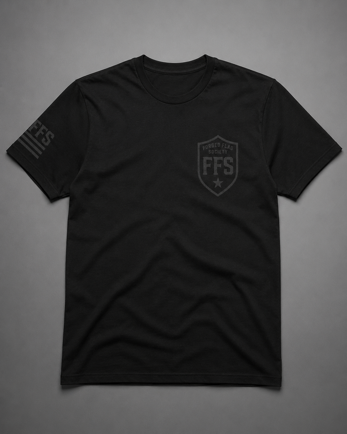 Hard Work Freedom Forged Flag Tee