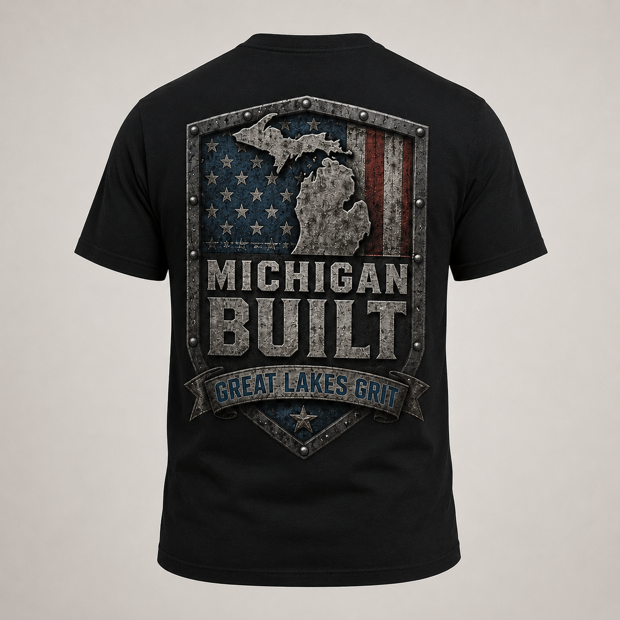 Michigan Built Forged Flag Tee