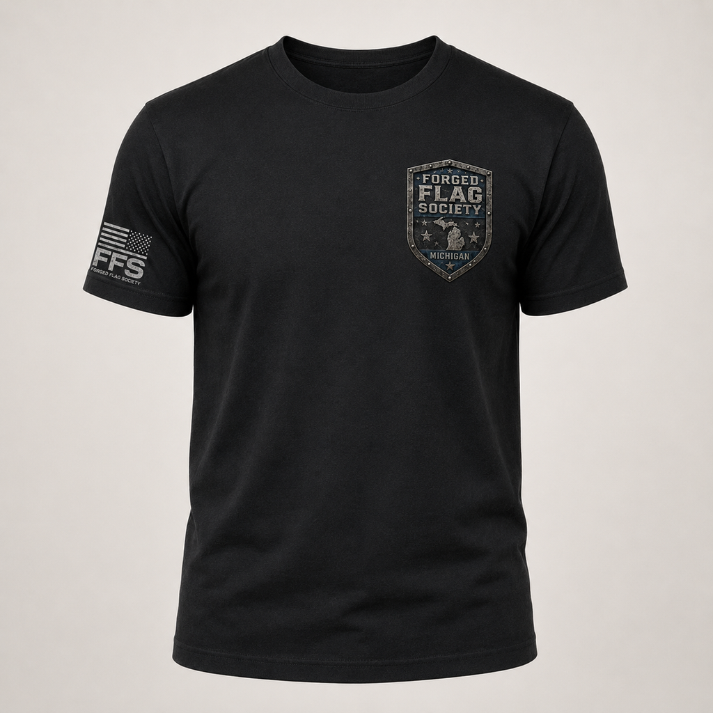 Michigan Built Forged Flag Tee