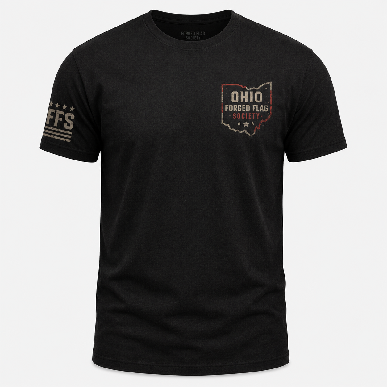 Ohio Built Forged Flag Tee
