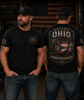 Ohio Built Forged Flag Tee