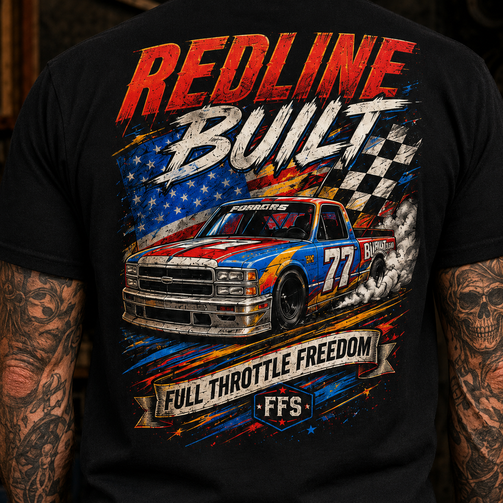Redline Built Forged Flag Tee