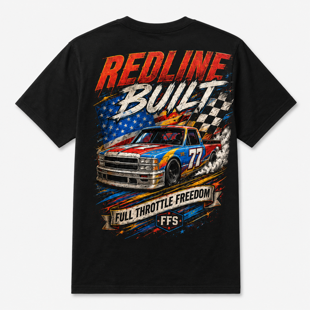 Redline Built Forged Flag Tee