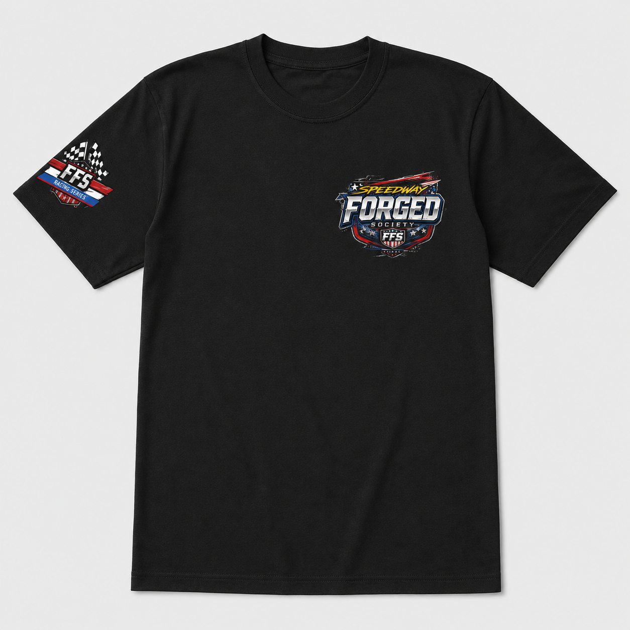 Speedway Forged Flag Tee