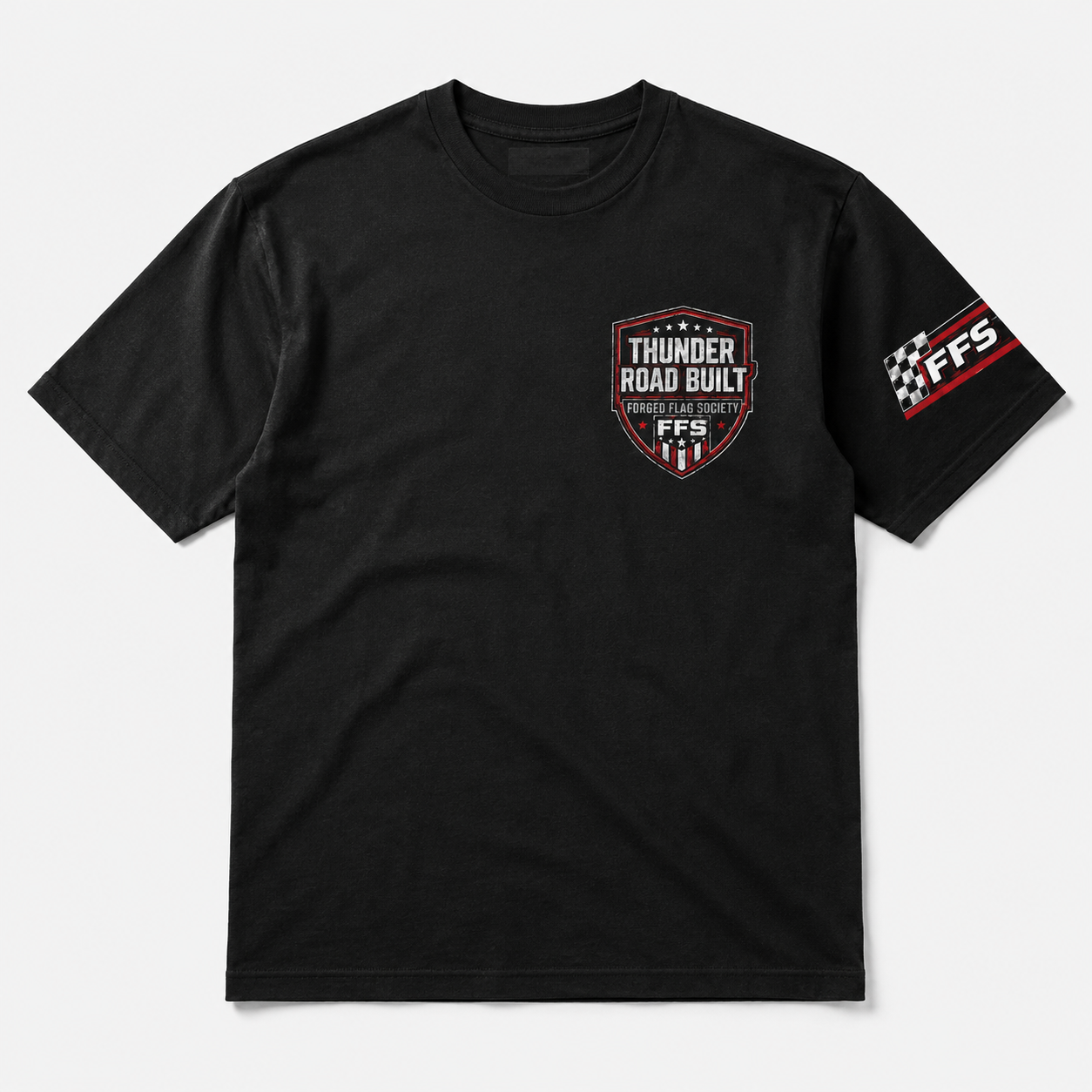 Thunder Road Built Forged Flag Tee