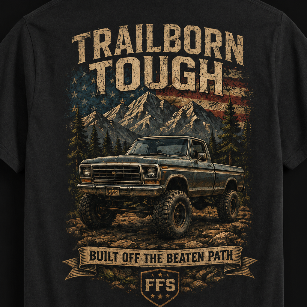 Trailborn Tough Forged Flag Tee