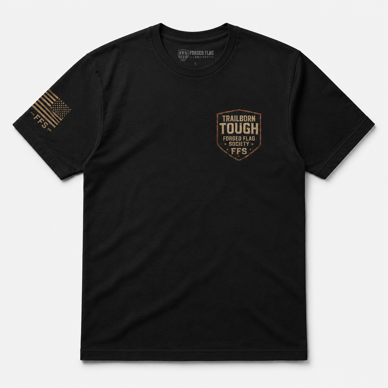 Trailborn Tough Forged Flag Tee