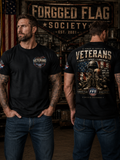 Veterans Forged Flag Tee