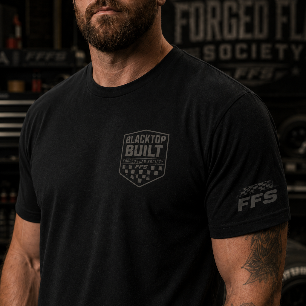 Blacktop Built Forged Flag Tee
