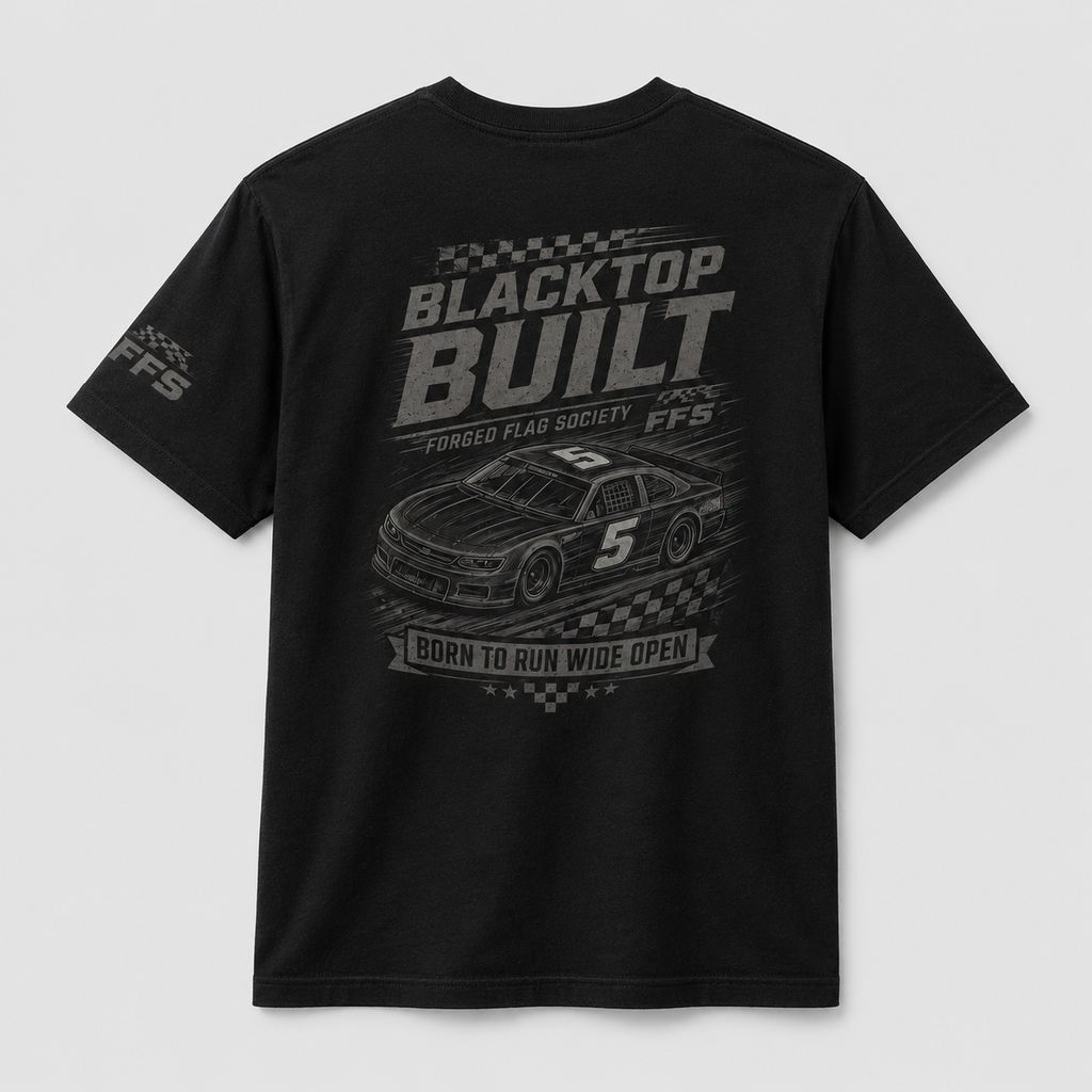 Blacktop Built Forged Flag Tee