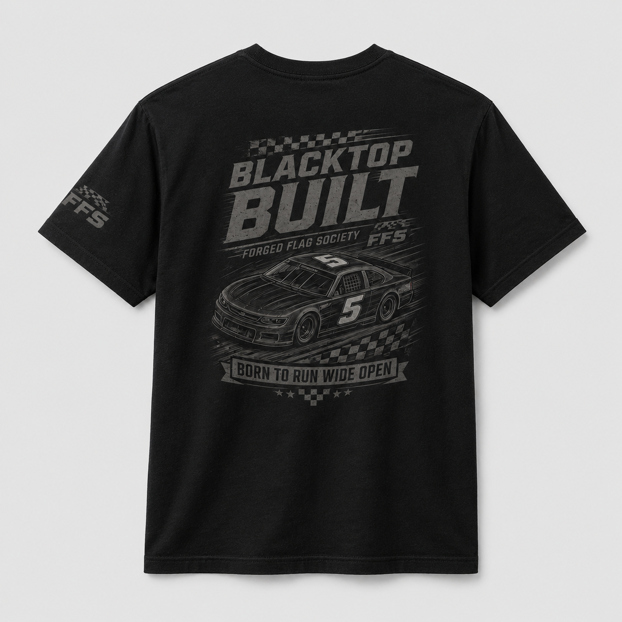 Blacktop Built Forged Flag Tee