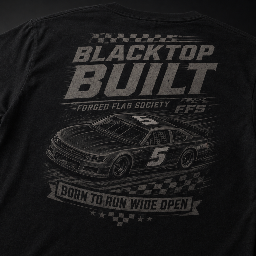 Blacktop Built Forged Flag Tee