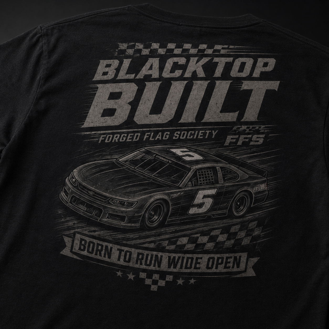 Blacktop Built Forged Flag Tee