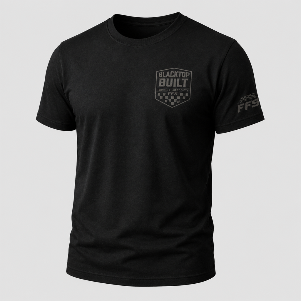 Blacktop Built Forged Flag Tee