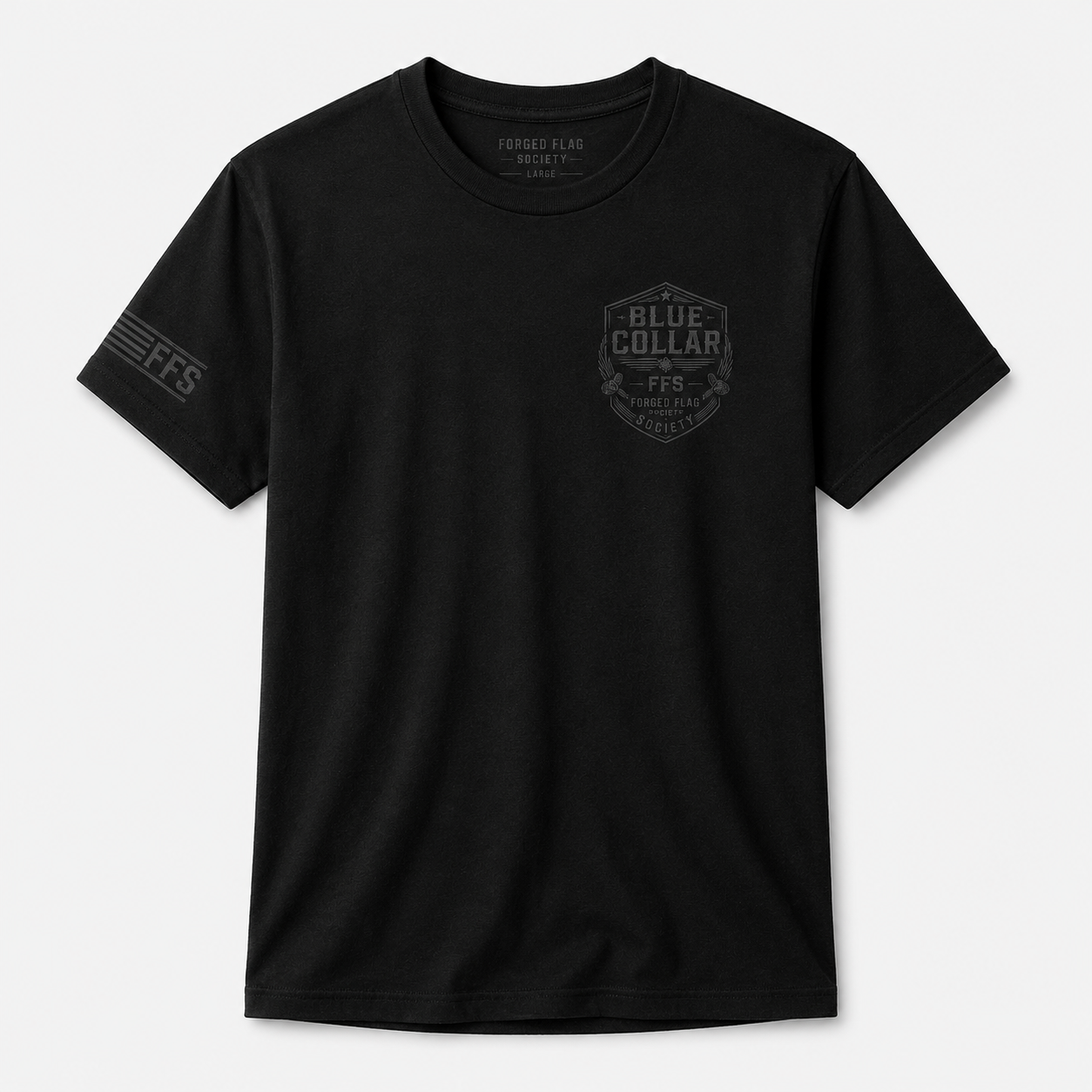 Blue Collar Forged Flag Tee
