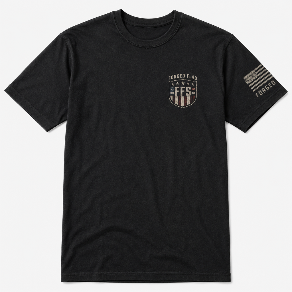 Built On Freedom Forged Flag Tee