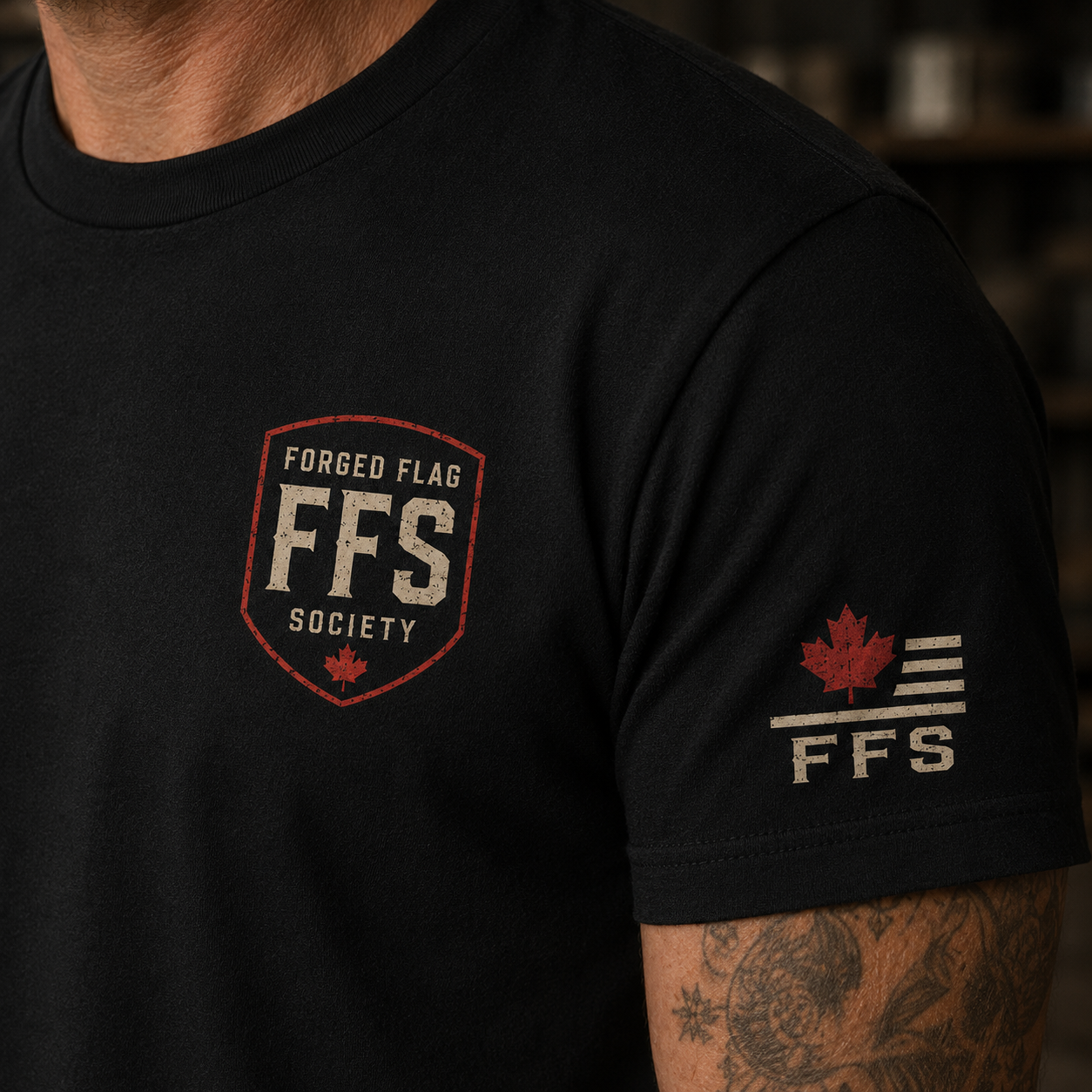Canada Forged Flag Tee