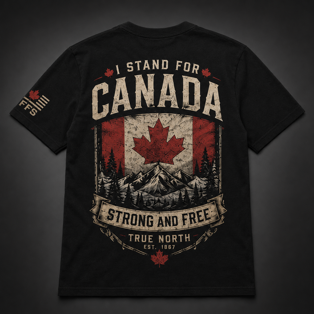Canada Forged Flag Tee