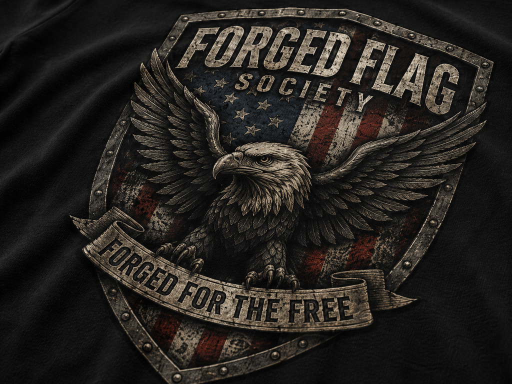 Forged Flag Society Eagle Crest Tee