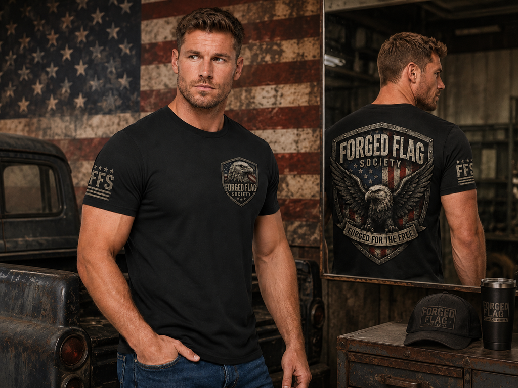 Forged Flag Society Eagle Crest Tee