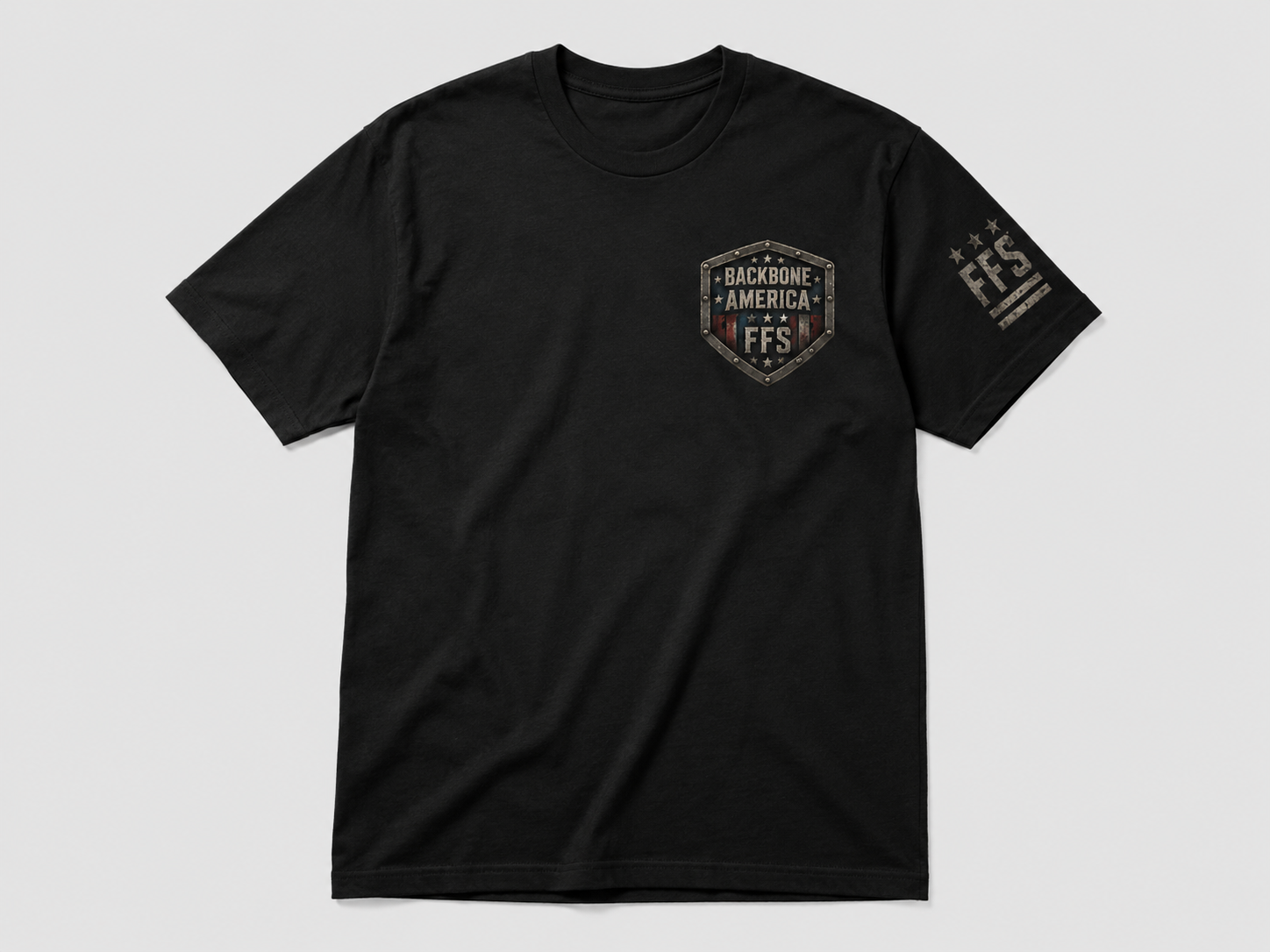 Backbone of America Forged Flag Tee