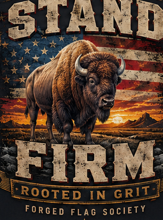 Stand Firm Forged Flag Tee