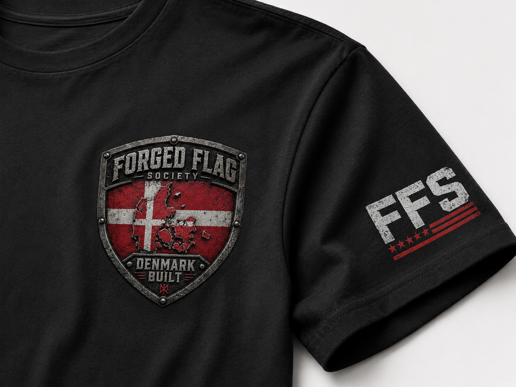 Denmark Built Forged Flag Tee