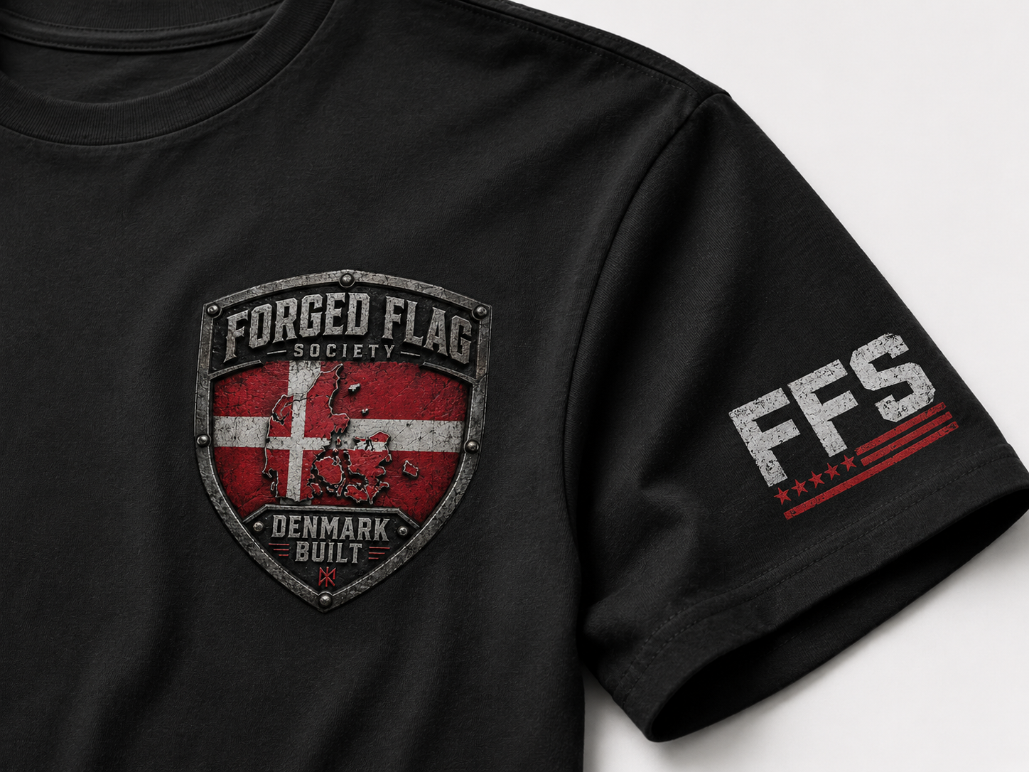 Denmark Built Forged Flag Tee