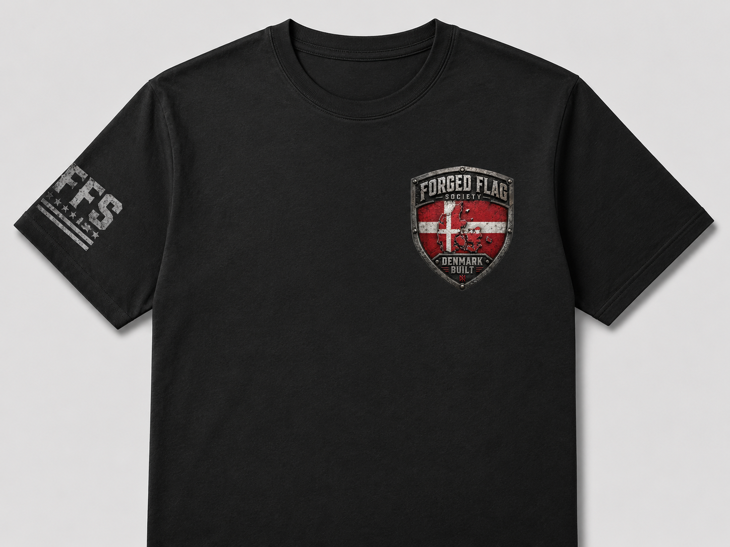 Denmark Built Forged Flag Tee