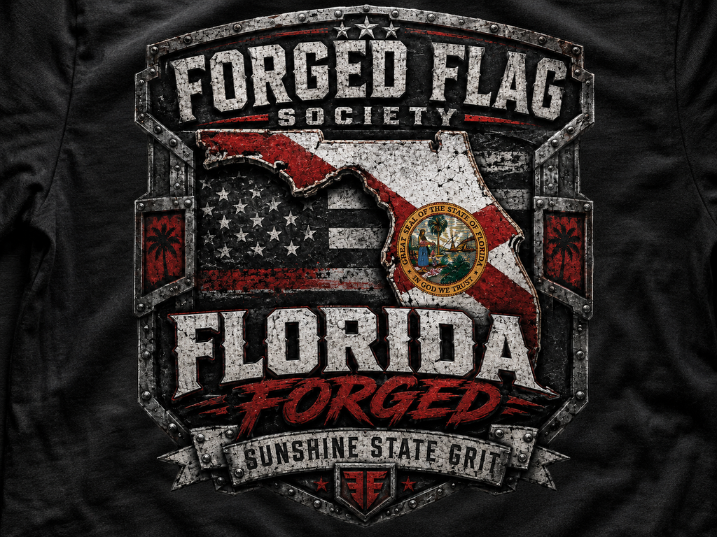 Florida Forged Flag Tee