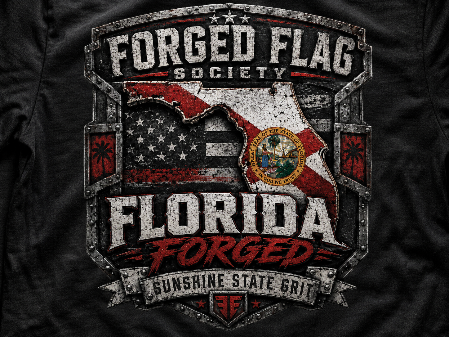 Florida Forged Flag Tee