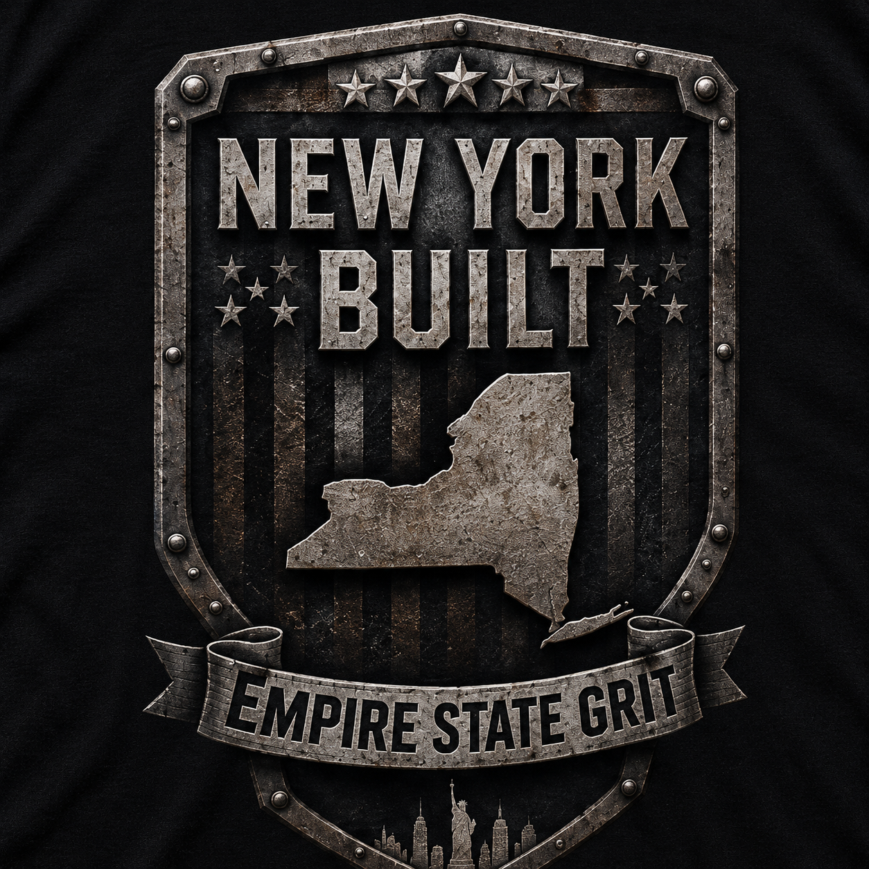 New York Built Forged Flag Tee