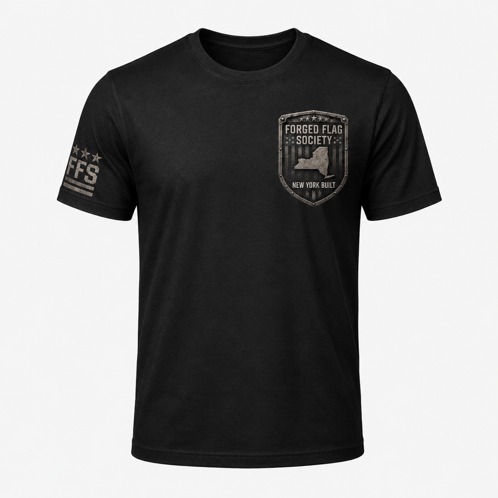 New York Built Forged Flag Tee