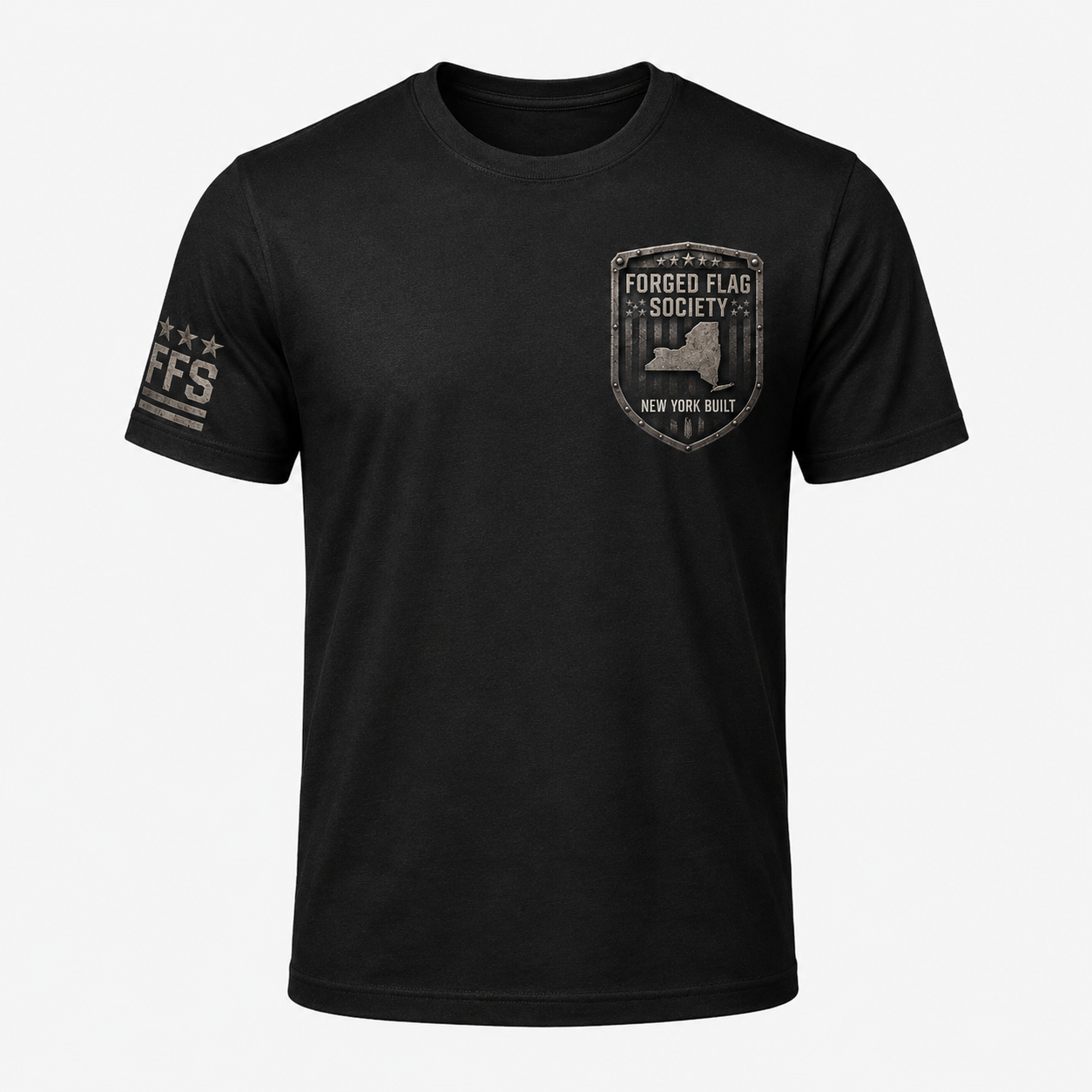 New York Built Forged Flag Tee