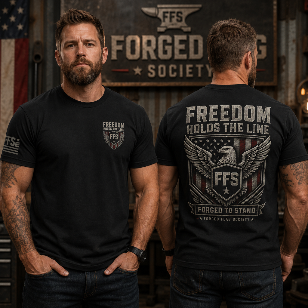 freedom-holids-the-line-ffs-main-image of male showing te shirt back and front images
