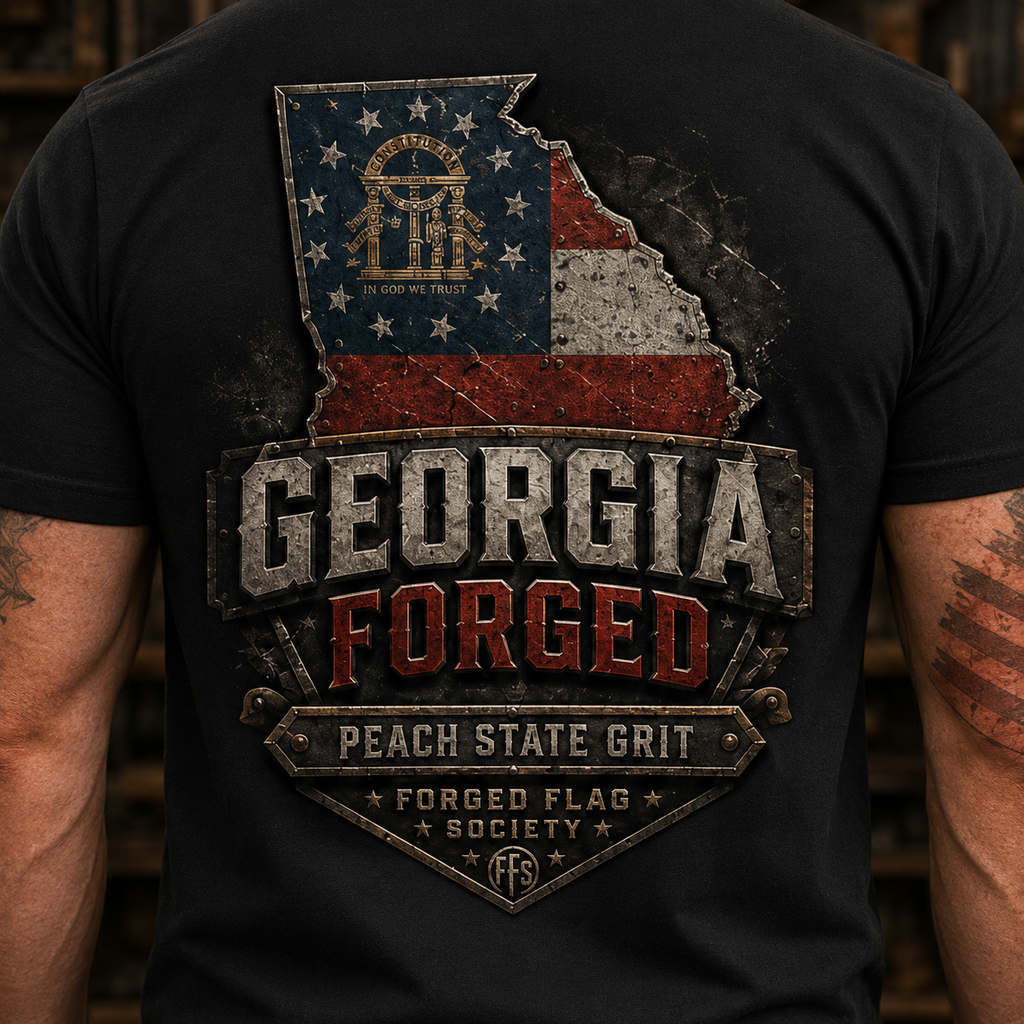 Georgia Forged Flag Tee