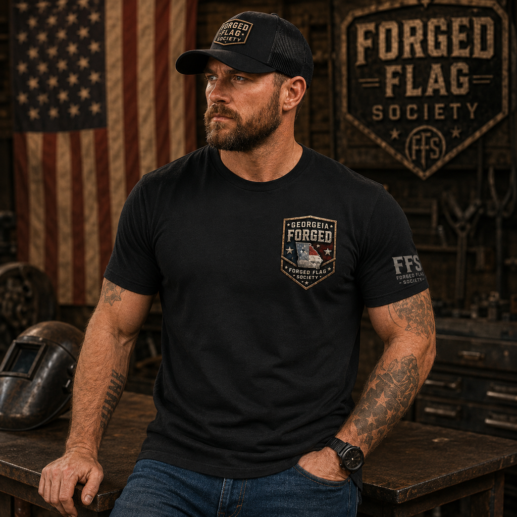 Georgia Forged Flag Tee
