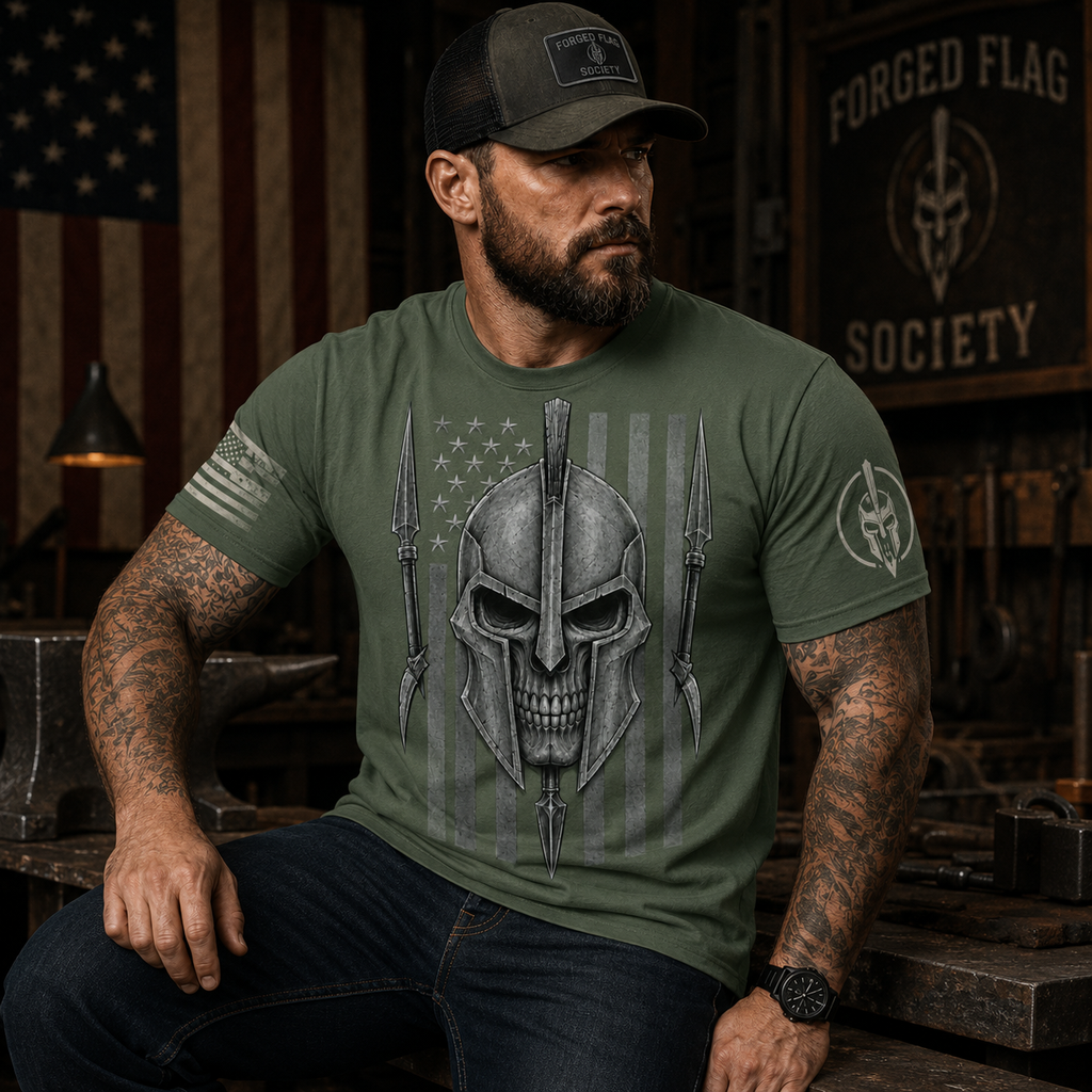 Forged Flag Society Iron Spartan Tee