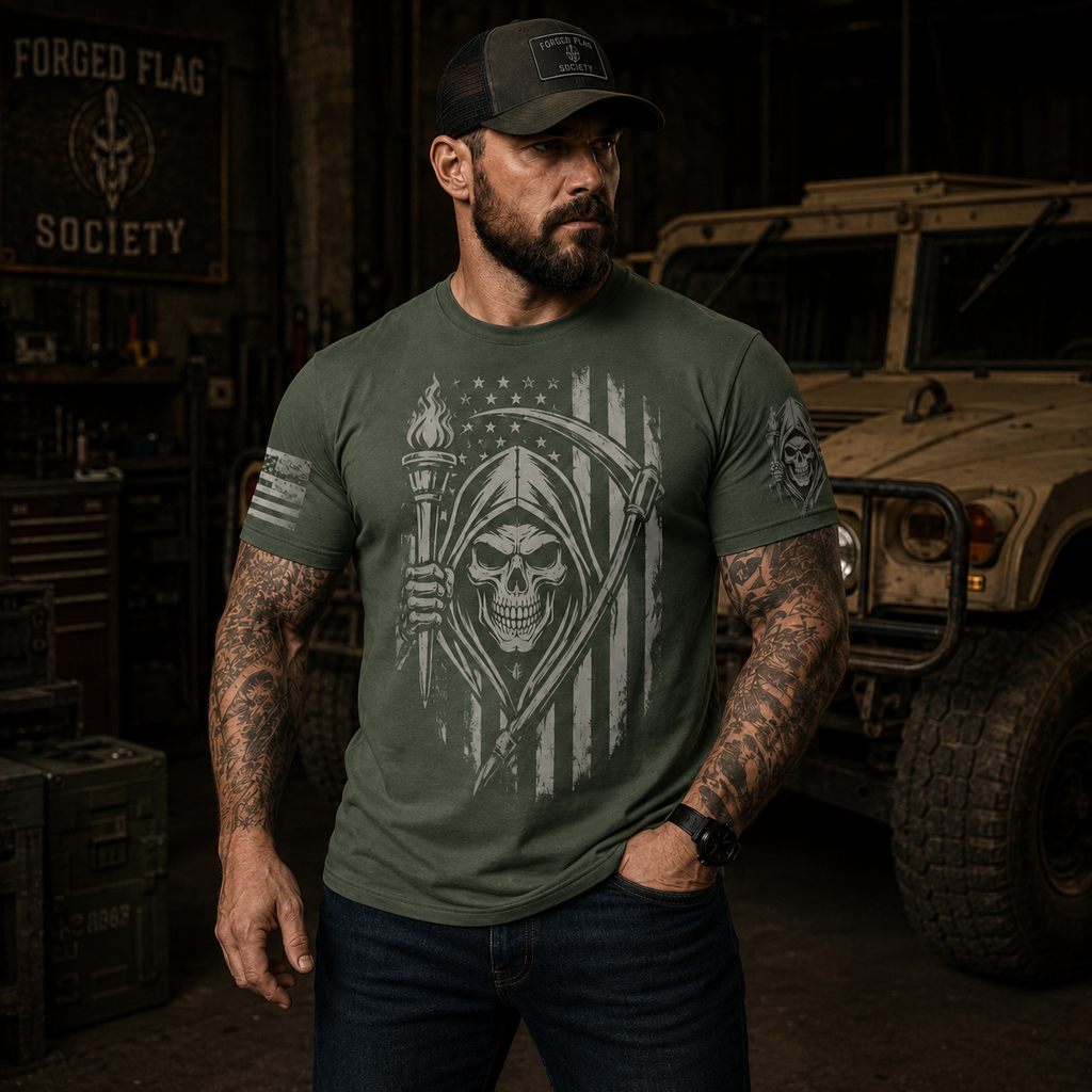 Liberty Reaper Forged Flag Tee