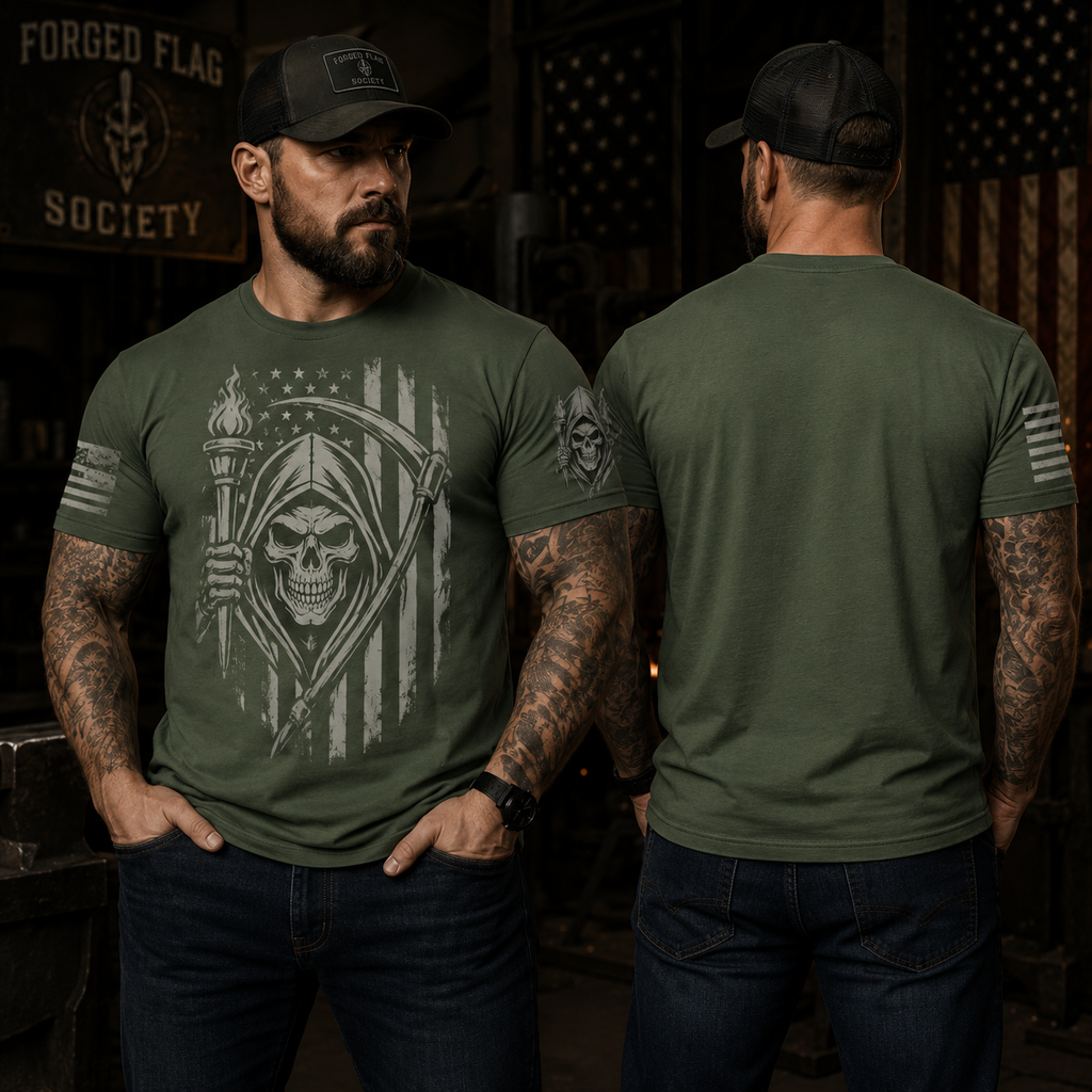 Liberty Reaper Forged Flag Tee