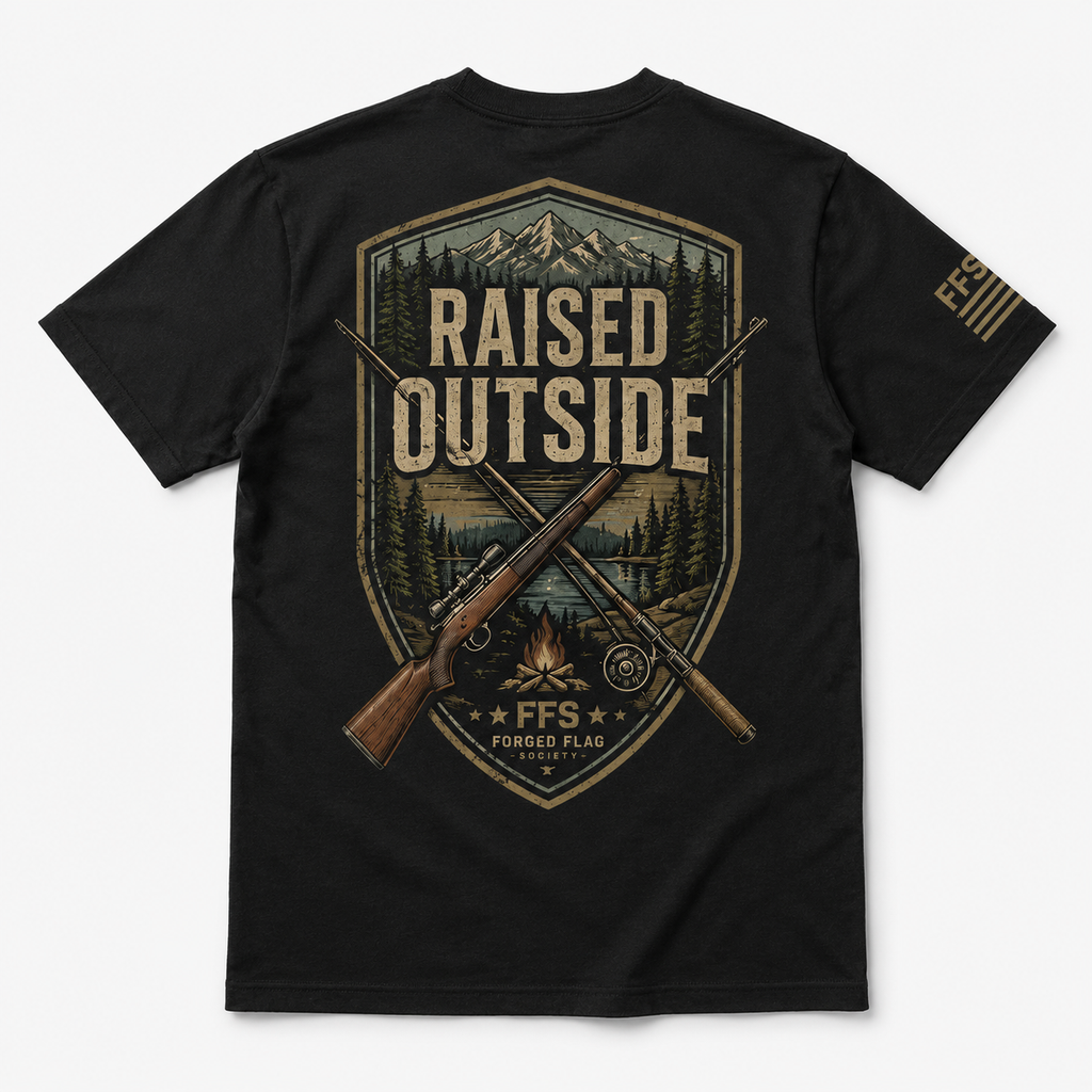 Raised Outside Forged Flag Tee