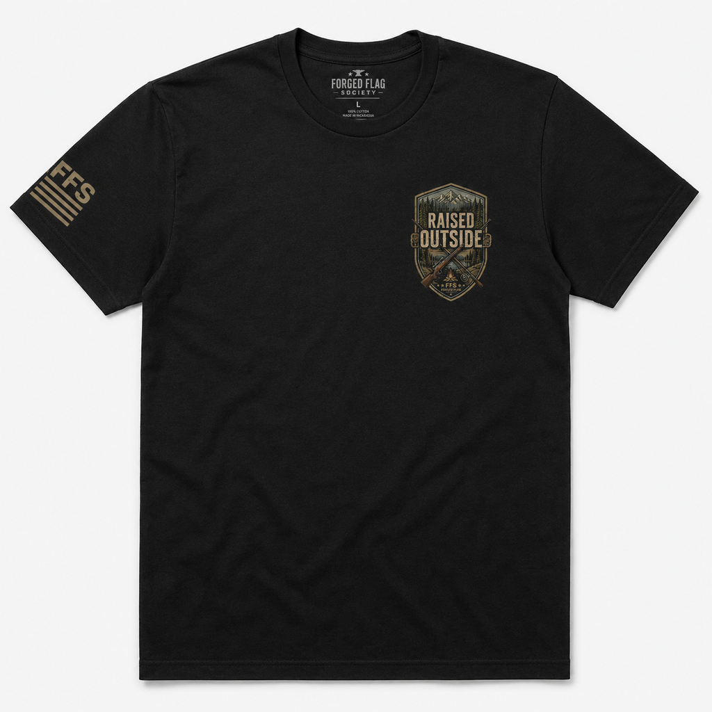 Raised Outside Forged Flag Tee